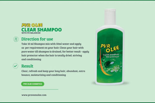 PVR Olee Clear shampoo with PH balanced