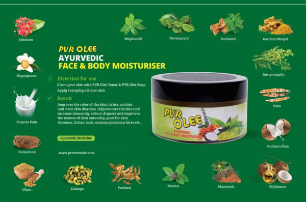 PVR Olee Ayurvedic face & body moisturiser