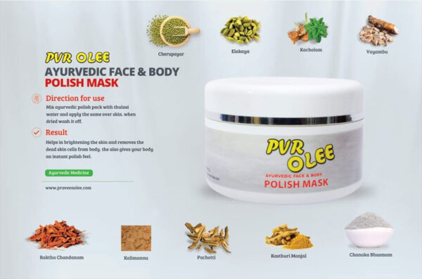 PVR Olee Ayurvedic face and body polish mask